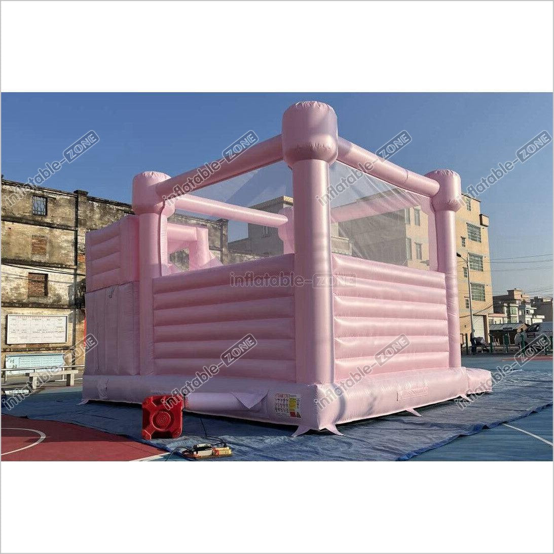 Pink Bounce House Combo Commercial Inflatable Slide Wedding Jumping Castle For Wedding Birthday Party - Inflatable-Zone