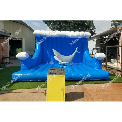 Fun Inflatable Mechanical Shark Riding Inflatable Amusement Ride For Party Game - Inflatable-Zone