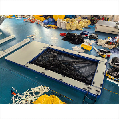 Inflatable Jellyfish Protect Sea Floating Swimming Pool With Net