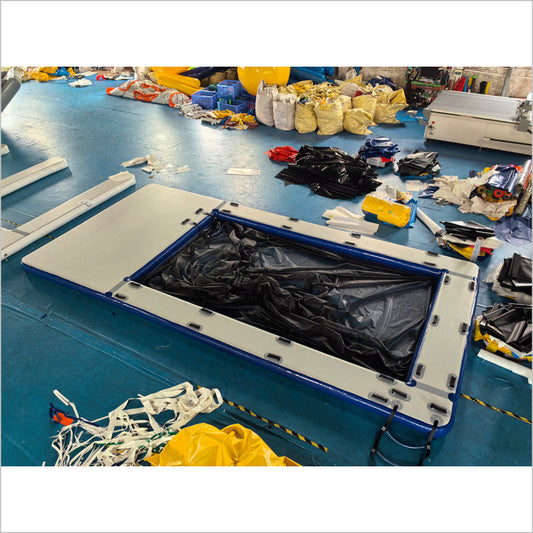 Inflatable Jellyfish Protect Sea Floating Swimming Pool With Net