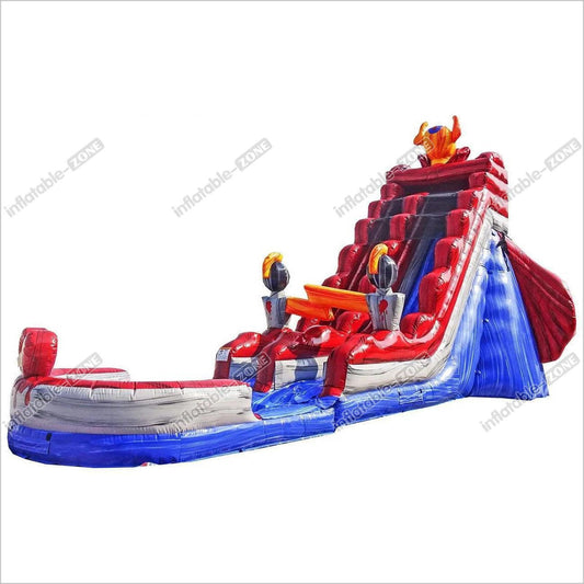 Queen Tall Water Slide With Detachable Deep Pool Extra Large Inflatable Water Slide - Inflatable-Zone