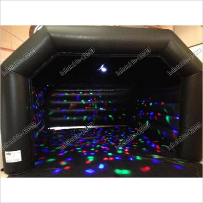 Square Black Inflatable Nightclub Tent Giant Poratable Vip Party Cube Night Club Bar - Inflatable-Zone