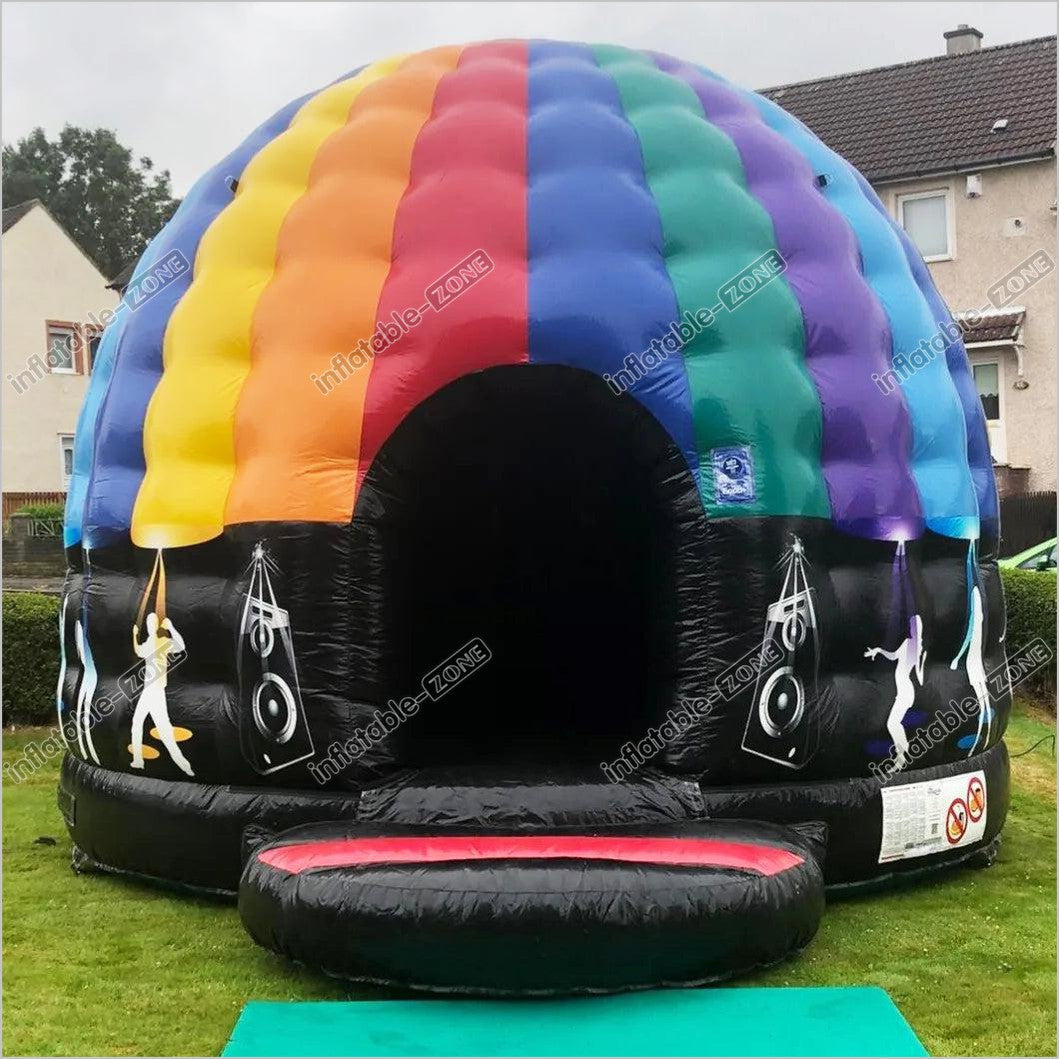 Inflatable Disco Dome Music Disco Bouncy Castle Disco Dome Hire - Inflatable-Zone