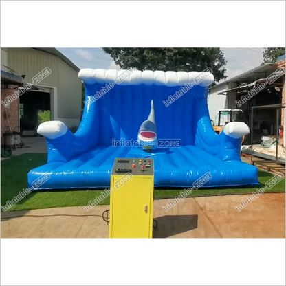 Fun Inflatable Mechanical Shark Riding Inflatable Amusement Ride For Party Game - Inflatable-Zone