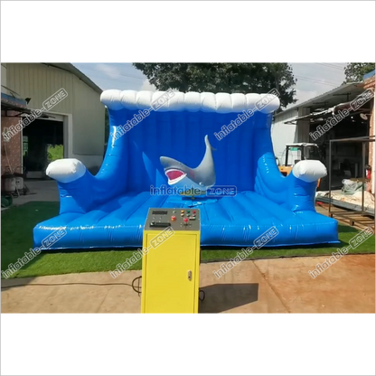 Fun Inflatable Mechanical Shark Riding Inflatable Amusement Ride For Party Game - Inflatable-Zone