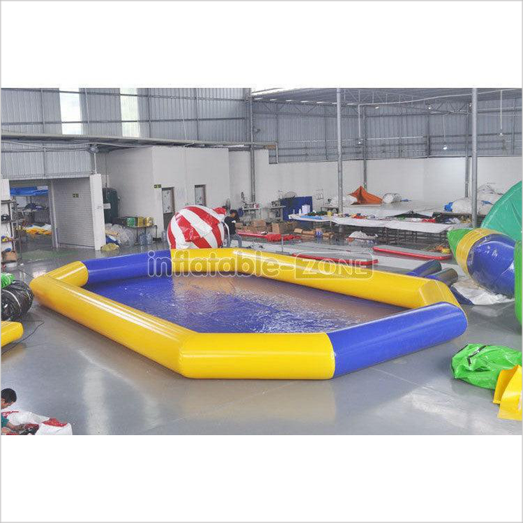 Blue And Yellow Inflatable Water Pool, Children Play Enjoyment Water Game Pool - Inflatable-Zone