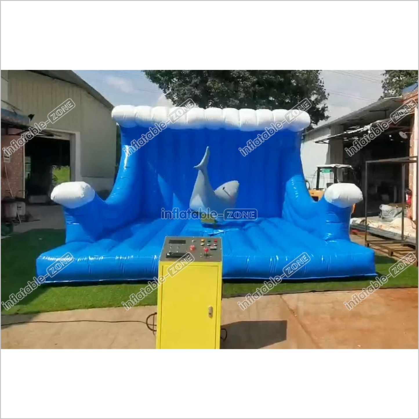 Fun Inflatable Mechanical Shark Riding Inflatable Amusement Ride For Party Game - Inflatable-Zone