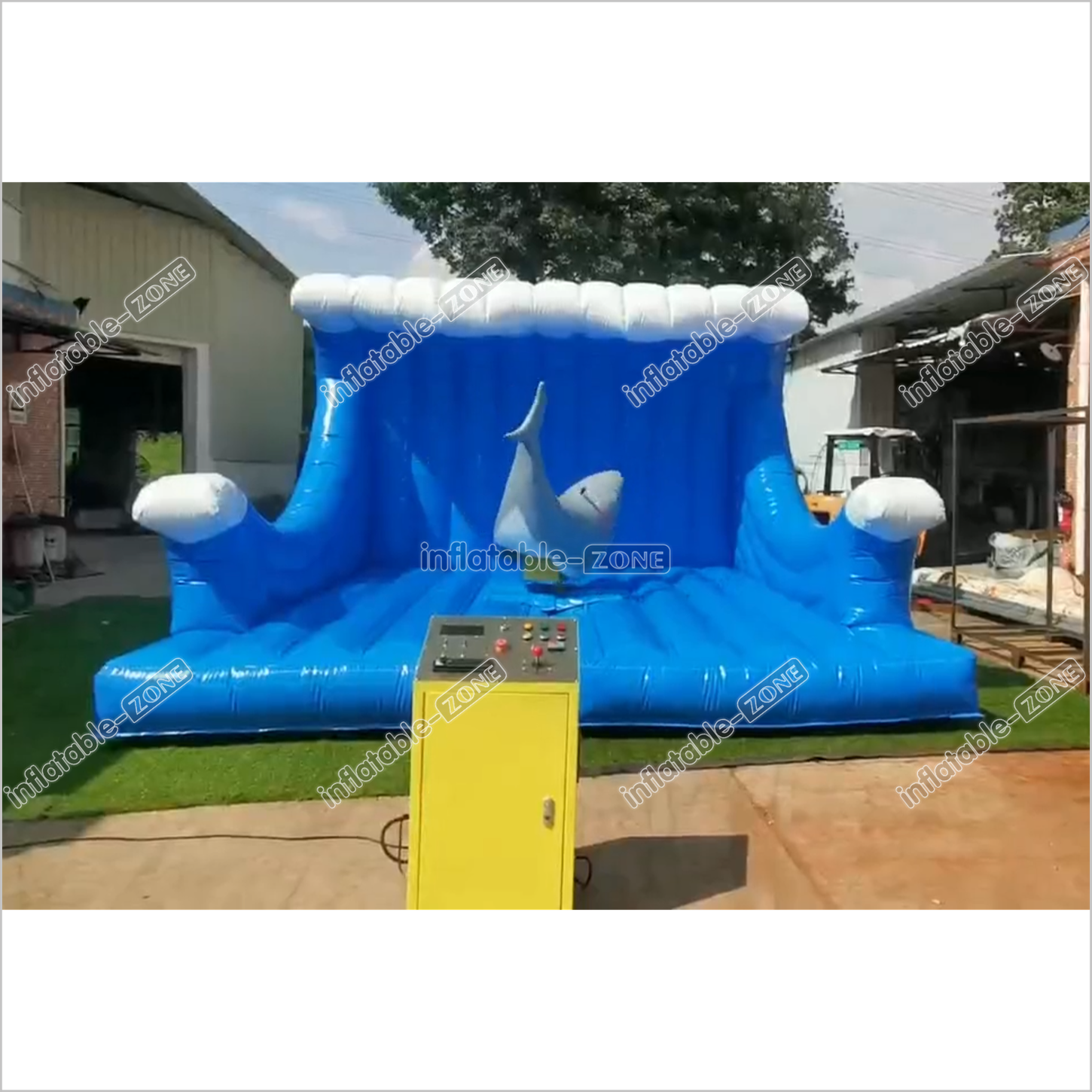 Fun Inflatable Mechanical Shark Riding Inflatable Amusement Ride For Party Game - Inflatable-Zone