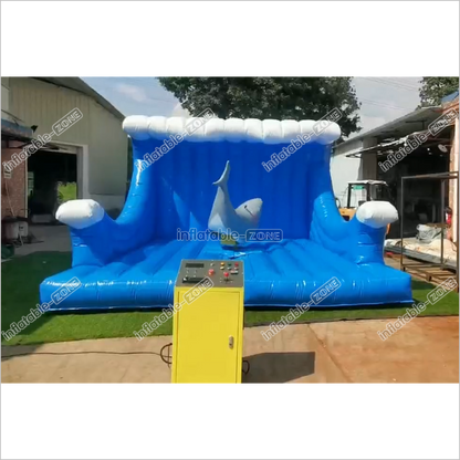 Fun Inflatable Mechanical Shark Riding Inflatable Amusement Ride For Party Game - Inflatable-Zone