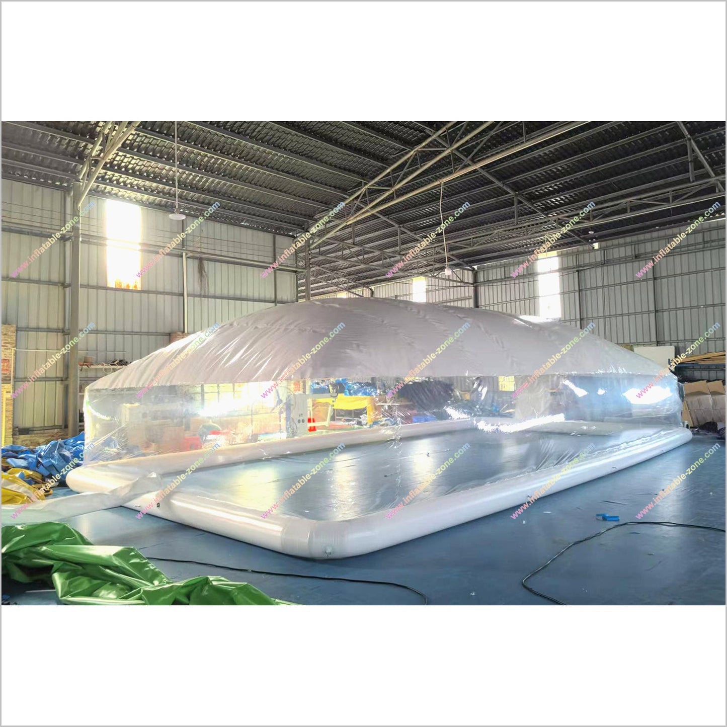 Large Pool Cover Inflatable Bubble Dome Swimming Pool Tent Inflatable Pool Cover Tent With White Ceiling - Inflatable-Zone