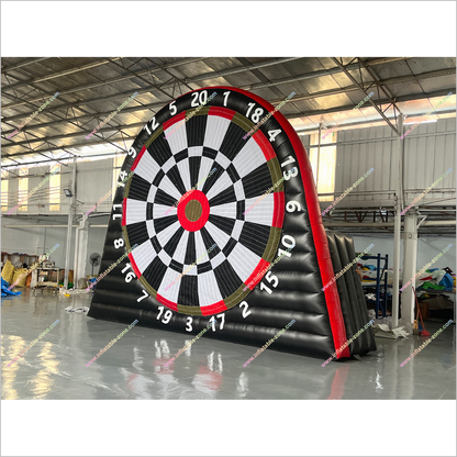 Commercial Sports Inflatable Football Shooting Darts Board Fun Team Games Foot Darts For Sale