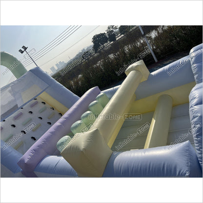 Large Inflatable Obstacle Course Slip And Slide Birthday Party Fun Obstacle Course For Adults - Inflatable-Zone