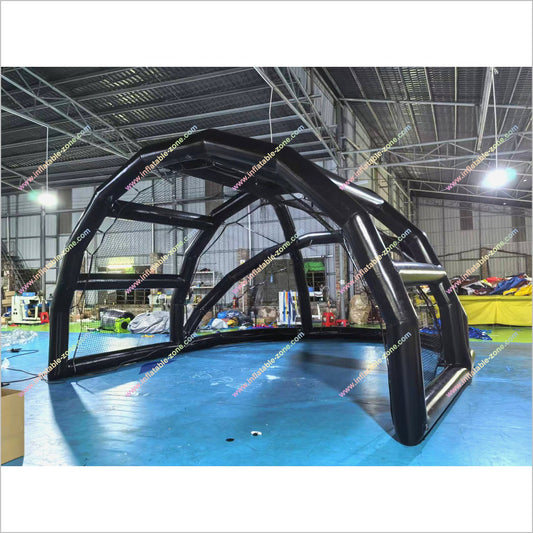 Inflatable Baseball Batting Cage Sports Interactive Games Inflatable Turtle Backstop Softball Pitching Net - Inflatable-Zone