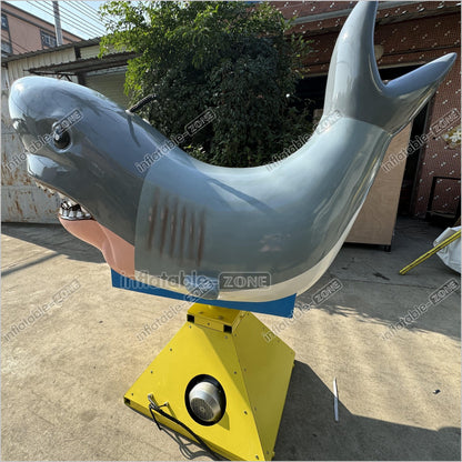 Fun Inflatable Mechanical Shark Riding Inflatable Amusement Ride For Party Game - Inflatable-Zone