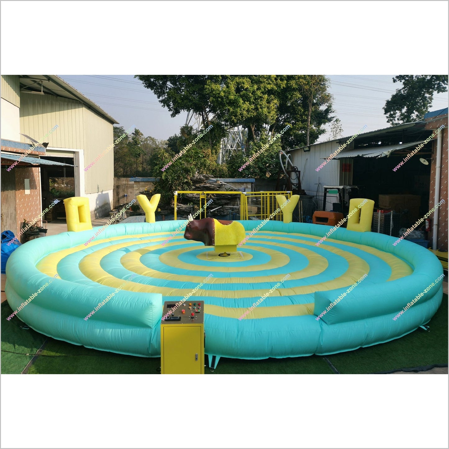 Fun Rodeo Inflatable Mechanical Bull Riding Inflatable Rental Mechanical Bull Prices Outdoor Games Machine Controls