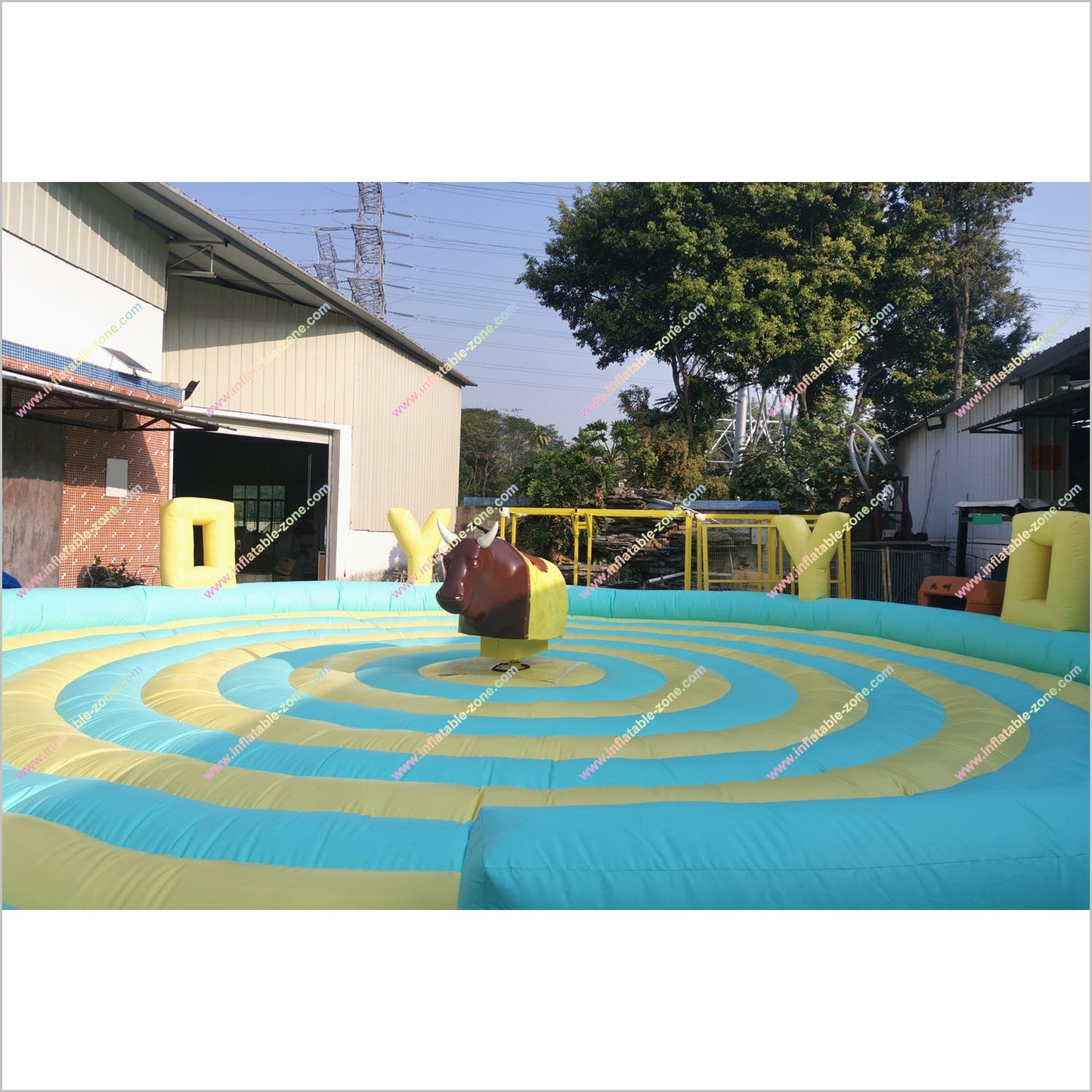 Fun Rodeo Inflatable Mechanical Bull Riding Inflatable Rental Mechanical Bull Prices Outdoor Games Machine Controls