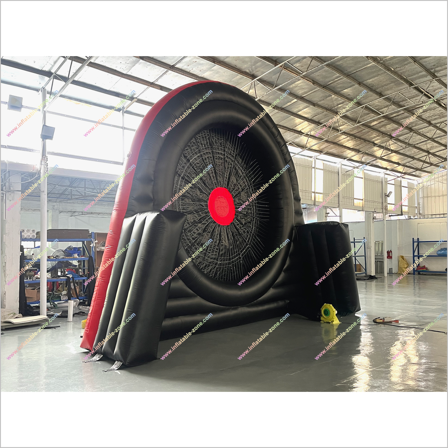 Commercial Sports Inflatable Football Shooting Darts Board Fun Team Games Foot Darts For Sale