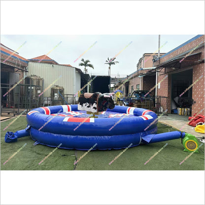 Rotating Electric Mechanical Bull Riding Hot Outdoor Party Inflatable Mattress Rent Mechanical Bull Near Me