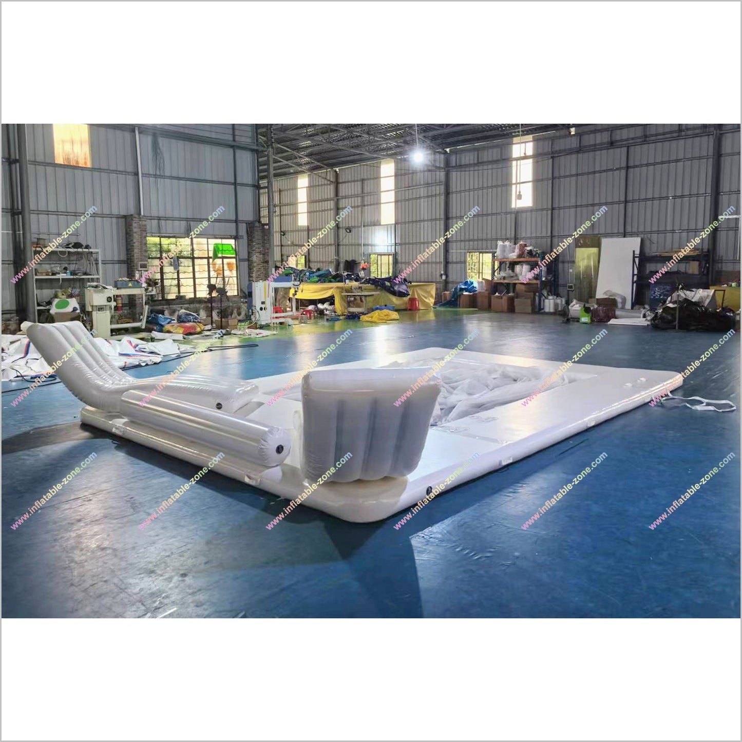 Ocean Swimming Pool Inflatable Water Play Centre Inflatable Dock Pond With Sofas Platform For A Pool - Inflatable-Zone