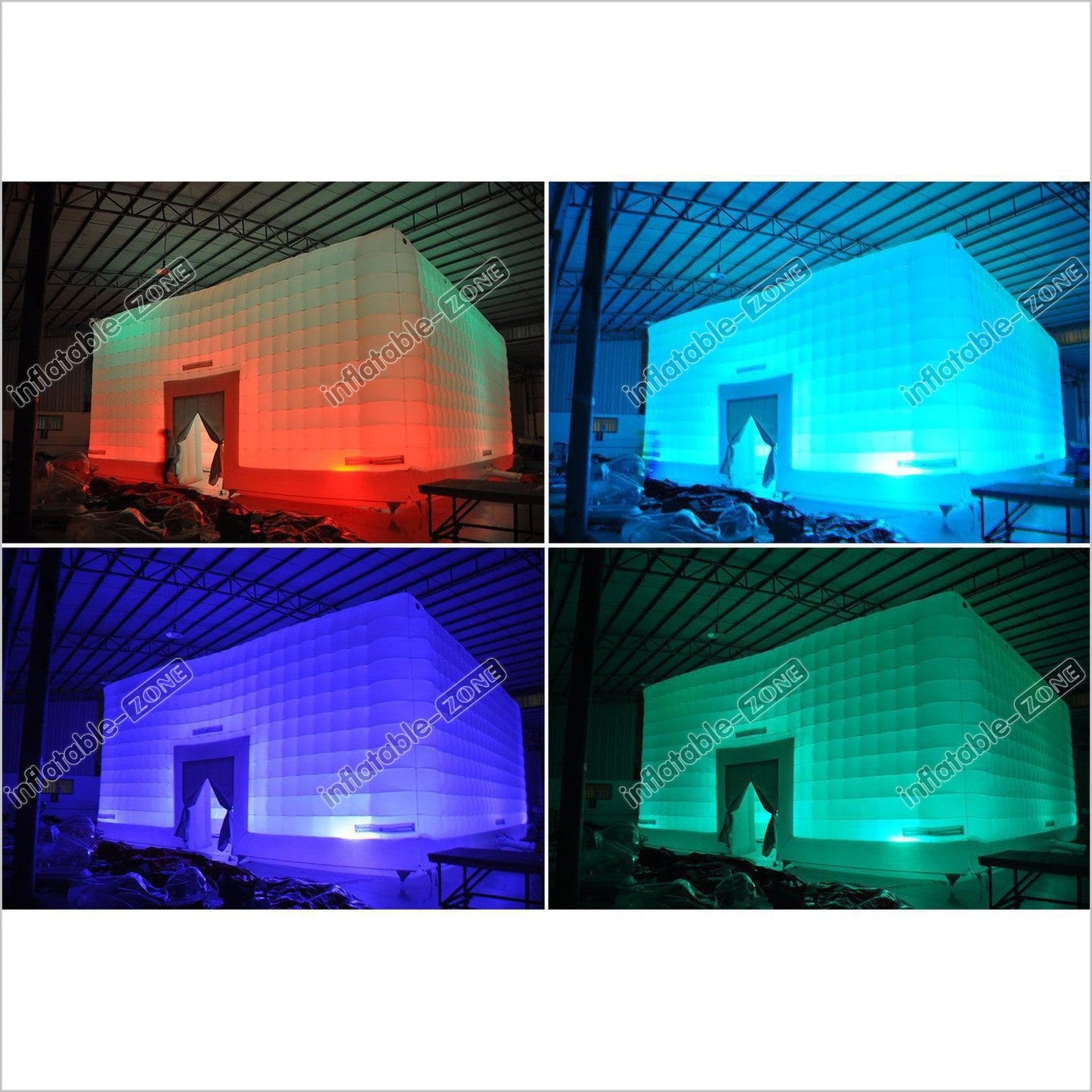 Led Light Inflatable Nightclub Inflatable Discos Tent Club Nightclub Bouncy Castle - Inflatable-Zone