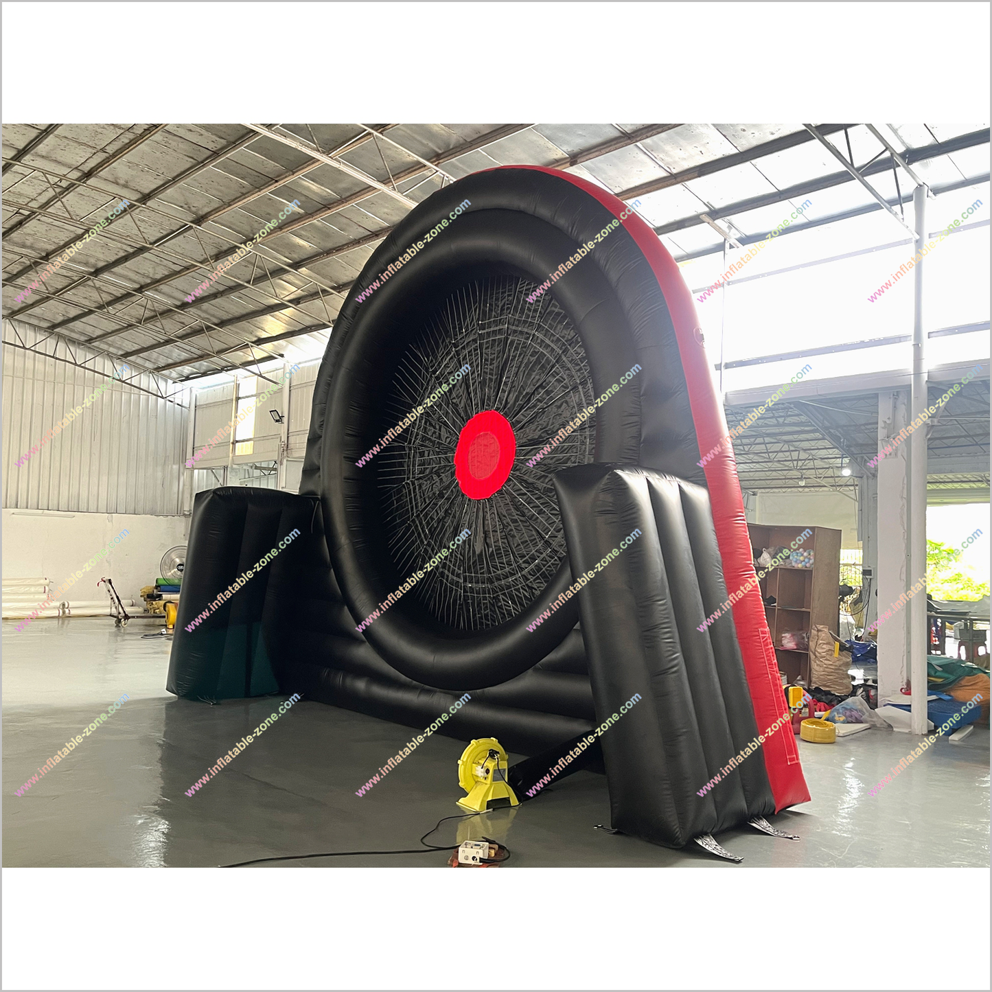 Commercial Sports Inflatable Football Shooting Darts Board Fun Team Games Foot Darts For Sale
