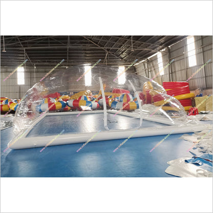 Cover Inflatable Pool Indoor Outdoor Play Equipment Transparent Cover Inflatable Pool Dome Tent With Roof