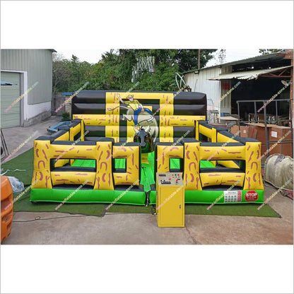Cow Shape Mechanical Bull Bounce House Rodeo Machine Rent A Mechanical Bull Amusement Park Ride For Sale