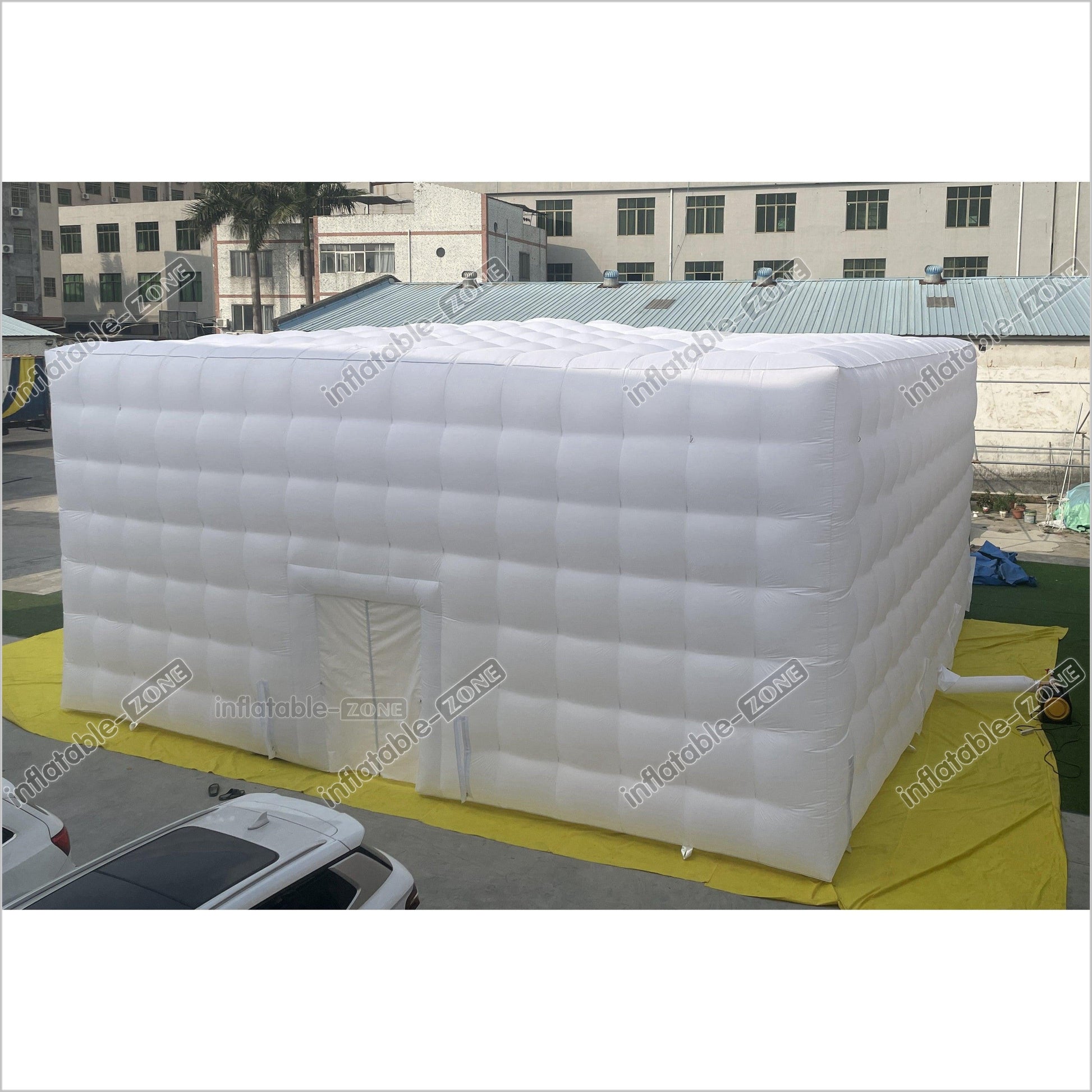Giant White Wedding Inflatable Cube Tent Large Party Inflatable Tent House For Outdoor - Inflatable-Zone