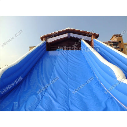 Giant Snow Mountain Christmas Inflatable Winter Skiing Slide Commercial Toboggan Inflatable Slide Blow Up Party Adults - Inflatable-Zone