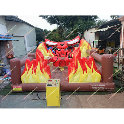 Red Flame Mechanical Bull Renting Near Me Inflatable Bull Riding Mechanical Rodeo Bull For Sale