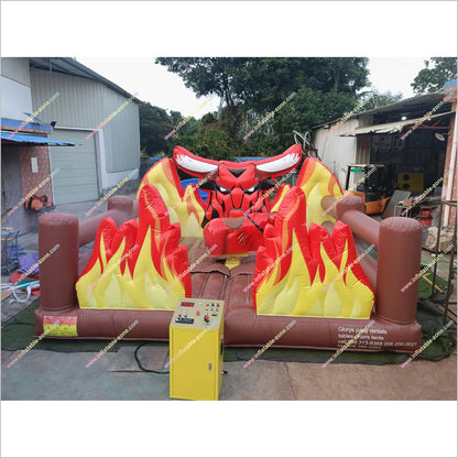 Red Flame Mechanical Bull Renting Near Me Inflatable Bull Riding Mechanical Rodeo Bull For Sale