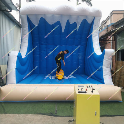 Amusement Park Outdoor Inflatable Surfing Machine Surfboard Ride Wave Surfing Mechanical Surf Simulator Ride Game