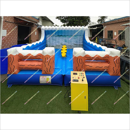 Surf Machine Outdoor Fun Park Near Me Mechanical Surf Machine Inflatable Wave Surfboard Simulator Game