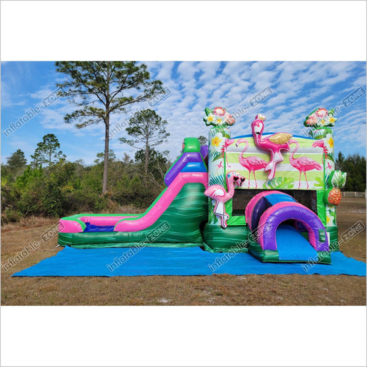 Combo Bounce House Inflatable Party Big Blow Up Slide Garden Bouncy Castle Birthday Jumpers - Inflatable-Zone