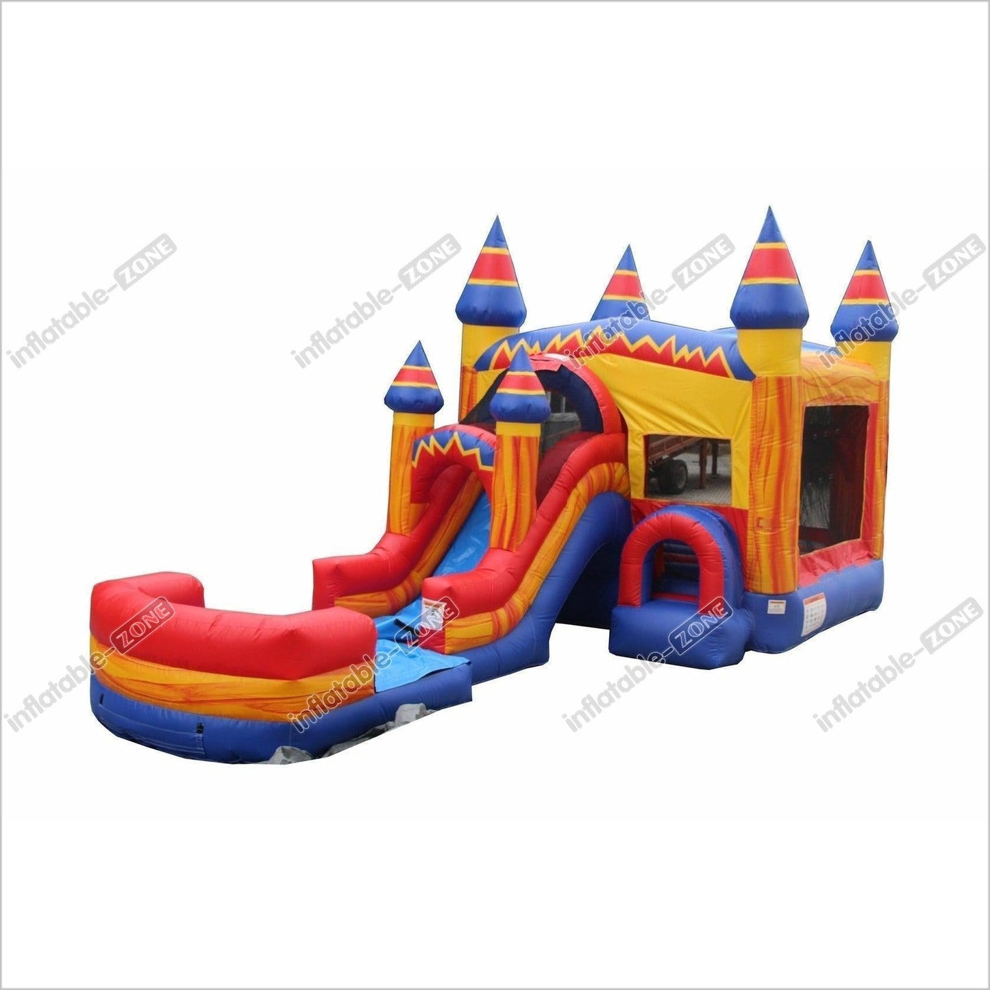Inflatable Bouncer Castle Slide Large Inflatable Bounce House Superhero Combo Jumping Party - Inflatable-Zone