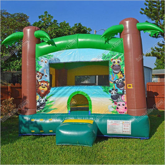 Safari Bounce House Ready Set Jump Inflatables Commercial Bouncy Castle And Soft Play - Inflatable-Zone