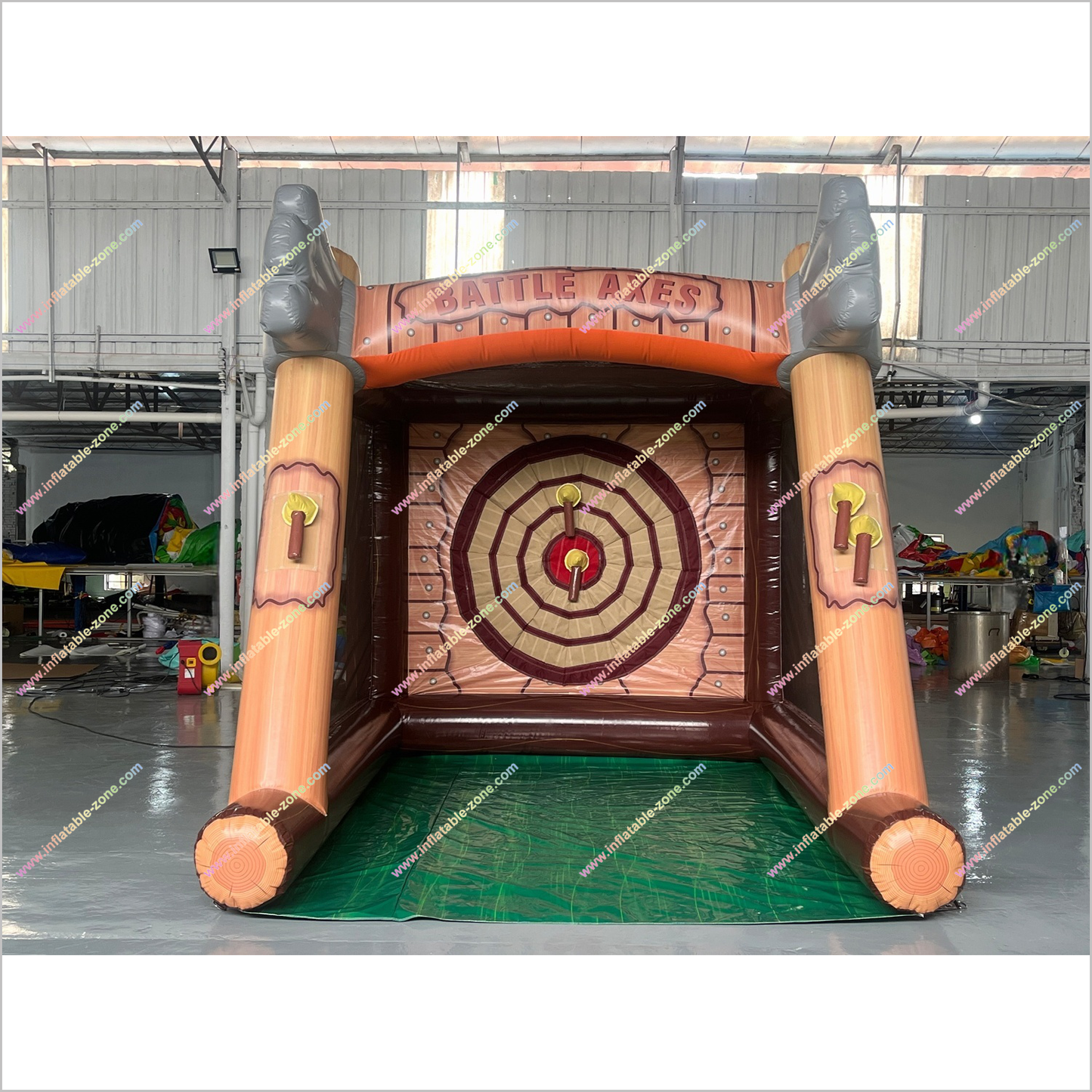 Battle Axes For Sale Inflatable Indoor Play Fun Target Game Shooting Dart Inflatable Axe Throw Rental