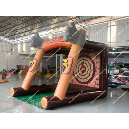 Battle Axes For Sale Inflatable Indoor Play Fun Target Game Shooting Dart Inflatable Axe Throw Rental