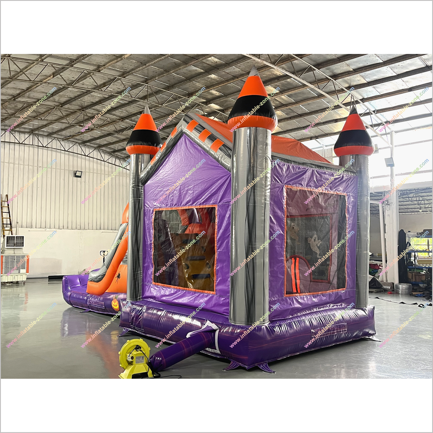 Best Halloween Inflatable Haunted House Bouncy Castle With Slides Combo Jumper For Sale