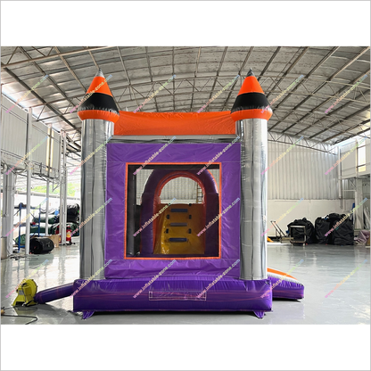 Best Halloween Inflatable Haunted House Bouncy Castle With Slides Combo Jumper For Sale