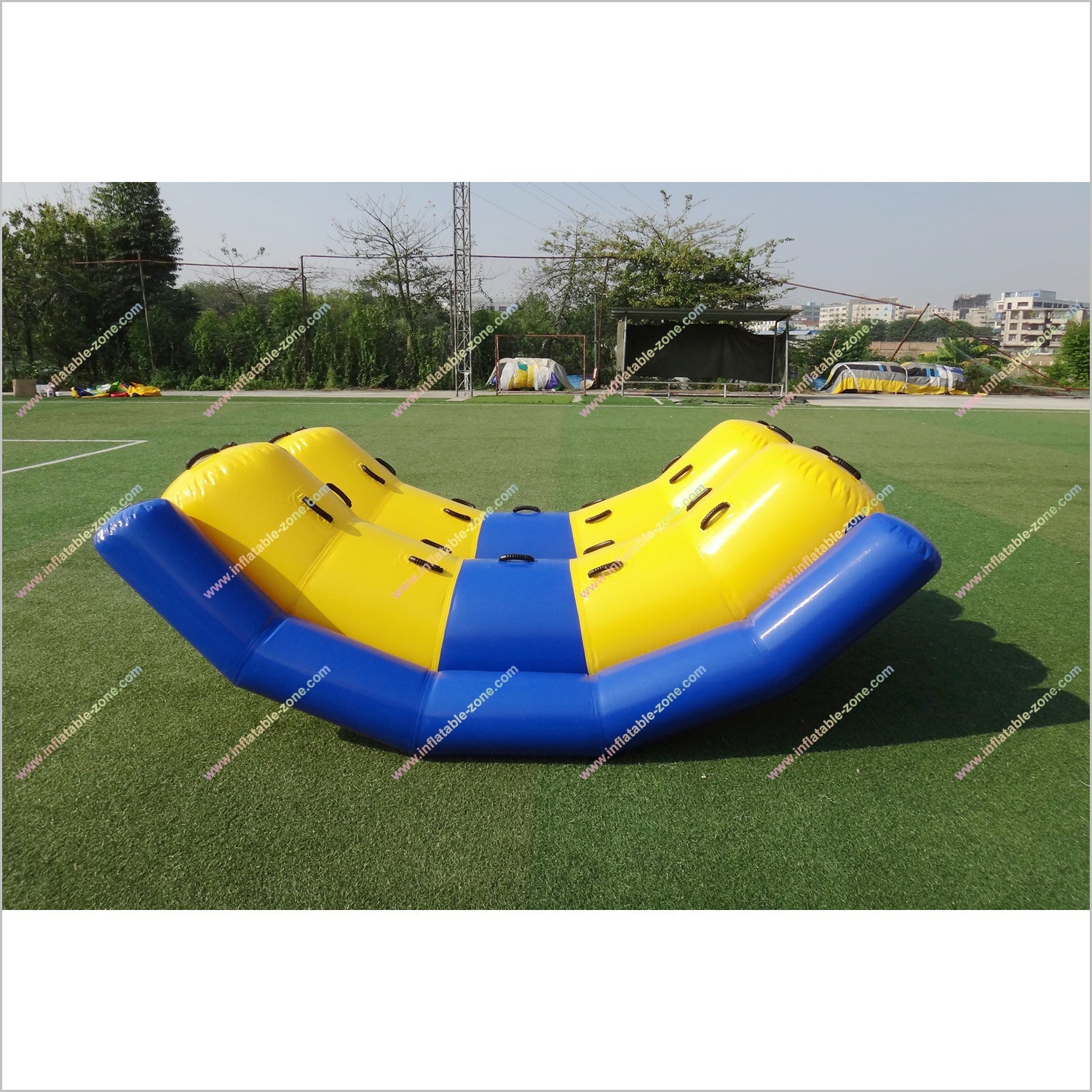 Best Inflatable Boat Water Seesaw Inflatable Pool Toy Outdoor Teeter Totter Inflatable Water Park For Adults - Inflatable-Zone