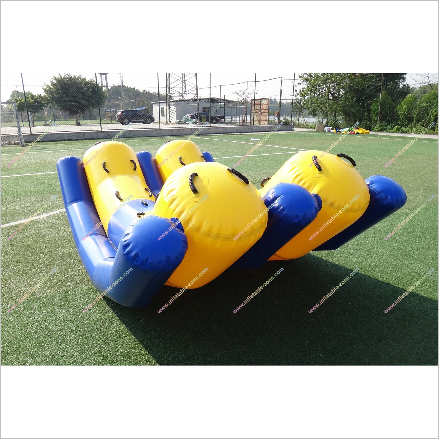Best Inflatable Boat Water Seesaw Inflatable Pool Toy Outdoor Teeter Totter Inflatable Water Park For Adults - Inflatable-Zone