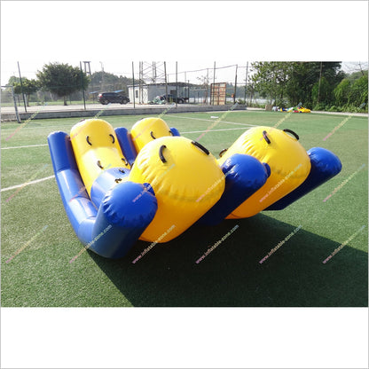 Best Inflatable Boat Water Seesaw Inflatable Pool Toy Outdoor Teeter Totter Inflatable Water Park For Adults - Inflatable-Zone