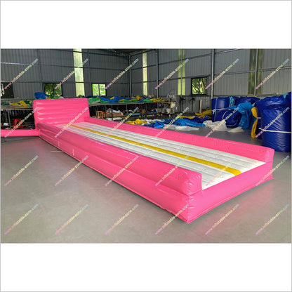 Best Inflatable Tumble Track Fun Gymnastics Equipment Blow Up Air Tumble Track Gymnastics Tumbling Mat For Home