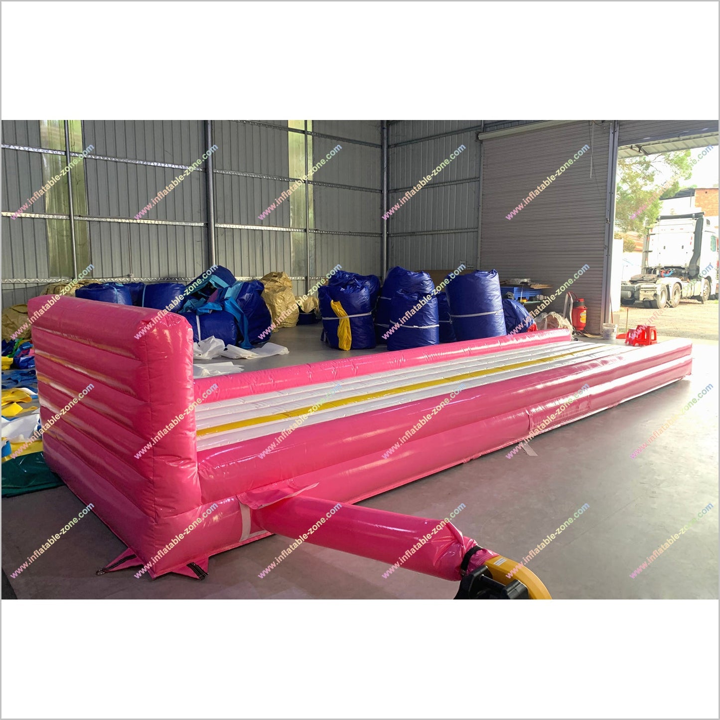 Best Inflatable Tumble Track Fun Gymnastics Equipment Blow Up Air Tumble Track Gymnastics Tumbling Mat For Home