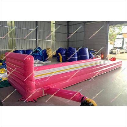 Best Inflatable Tumble Track Fun Gymnastics Equipment Blow Up Air Tumble Track Gymnastics Tumbling Mat For Home
