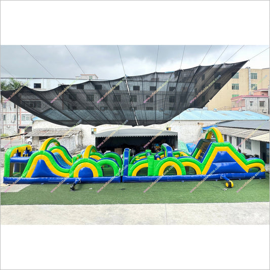 Biggest Inflatable Obstacle Course Jumper Near Me Fun Run Obstacle Course Bounce House For Sale