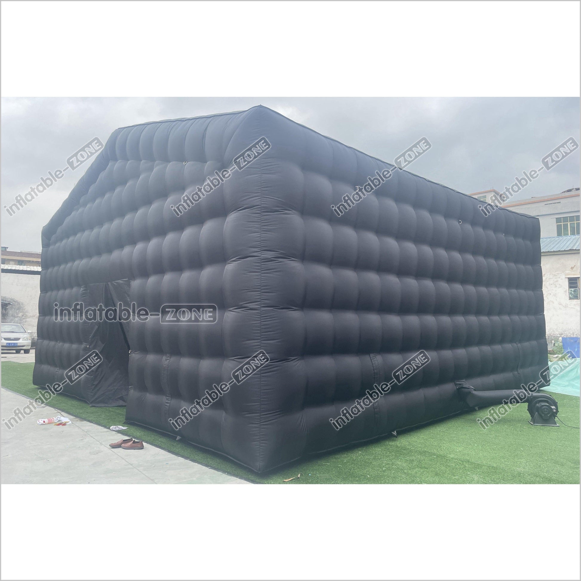 Backyard Large Black Inflatable Nightclub Wedding Tent Inflatable Disco Party Tent House Blow Up Nightclub - Inflatable-Zone