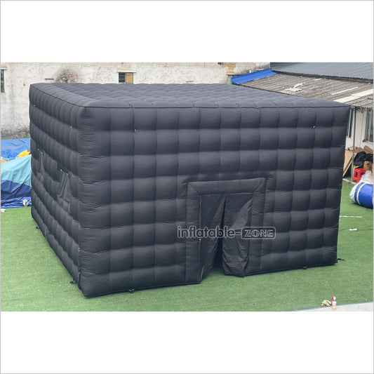 Outdoor Advertising Black Large Inflatable Camping Tent Inflatable Nightclub House Disco Tent For Party Event - Inflatable-Zone