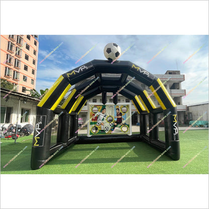 Blow Up Football Goal Inflatable Outdoor Play Equipment Football Goal Wall Game Shooting Fun Activities For Team Building